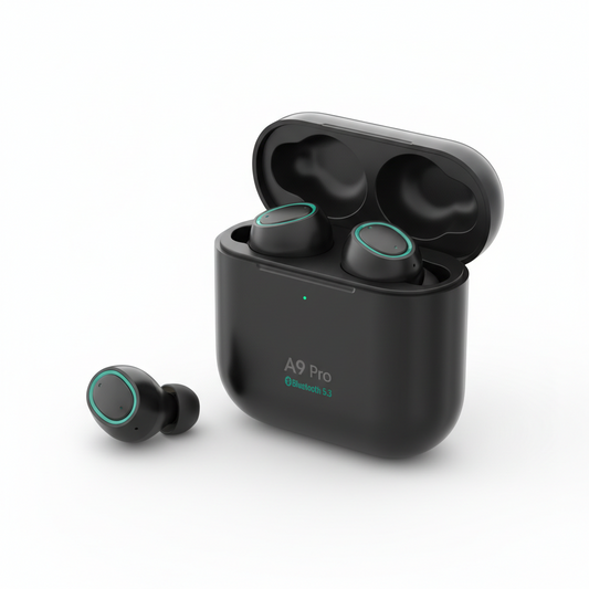"A9 Pro Wireless Earbuds - Bluetooth 5.3 TWS