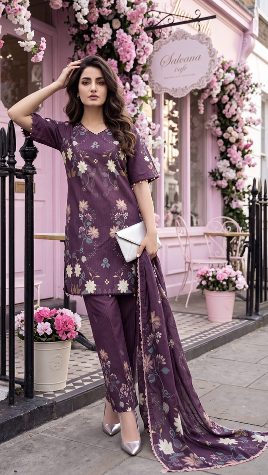 Deep Aubergine / Plum Set