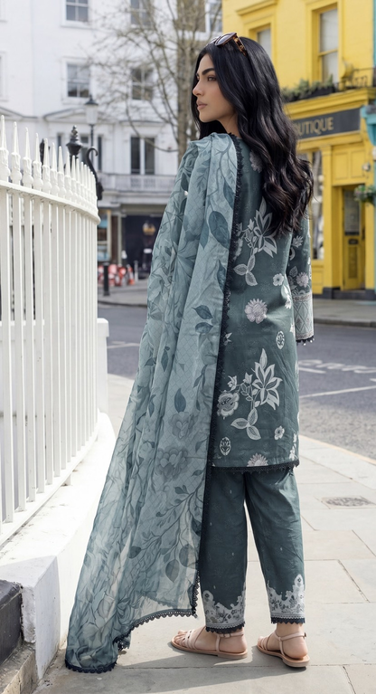 Muted Slate Green Set