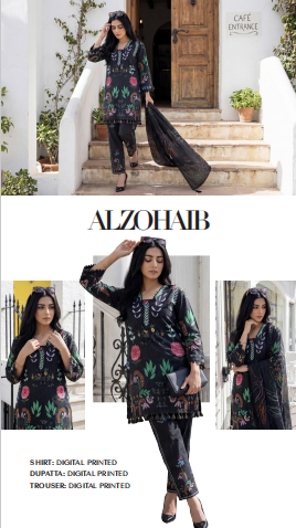 Midnight Black Botanical Set