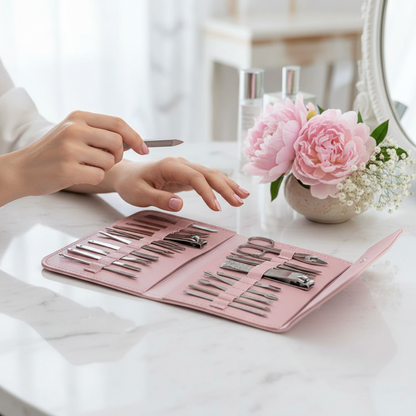 Professional Manicure & Pedicure Grooming Kit